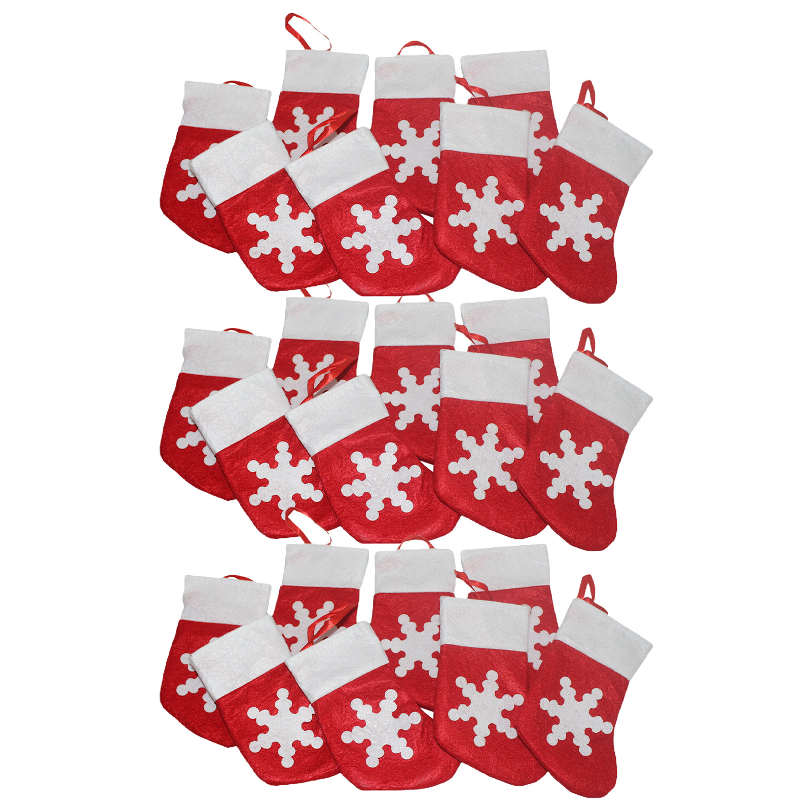 Christmas Stocking Hanging - 24 stuks kleine kerstsokken, mini vilten
