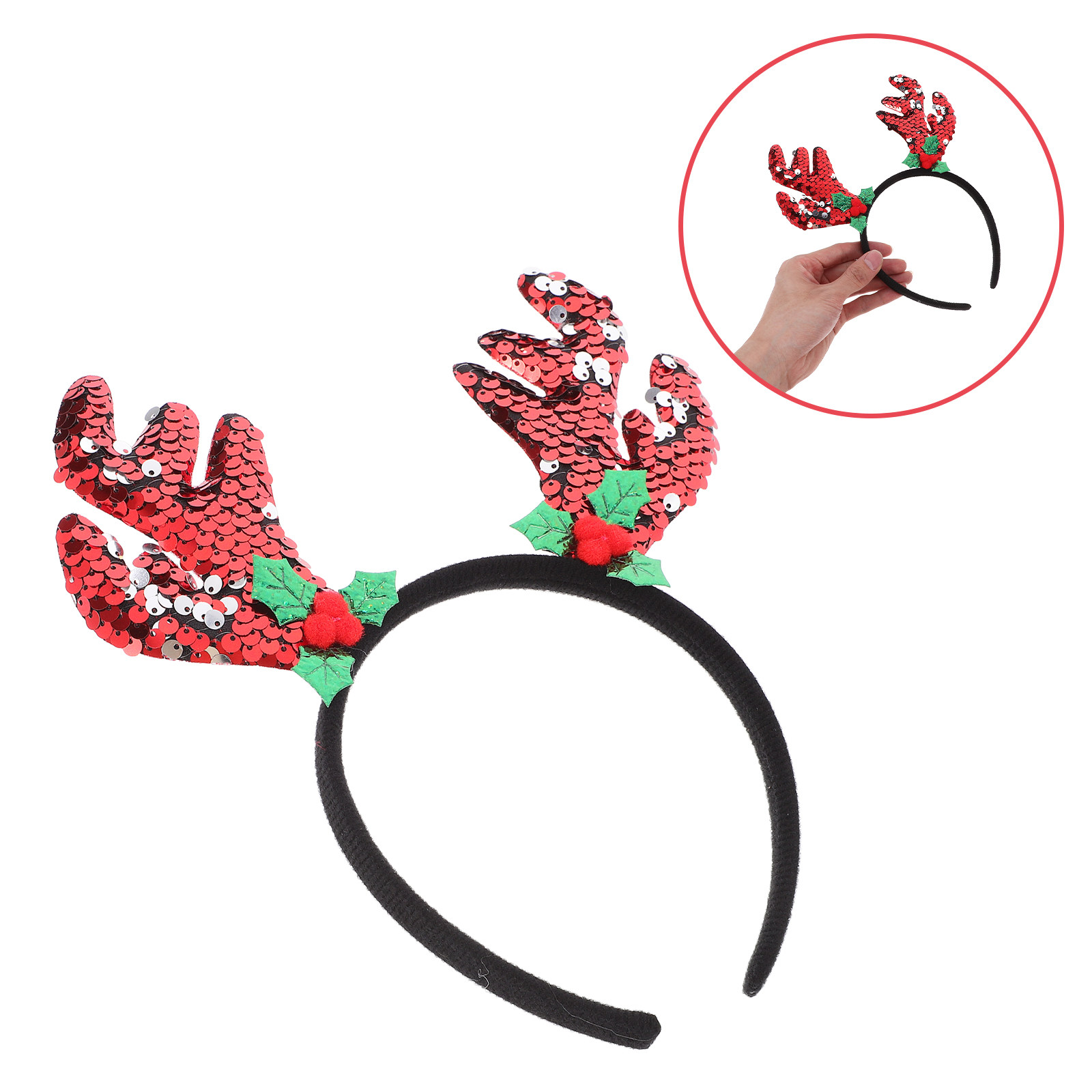 Reindeer Antlers Headband - Rendiergewei Hoofdband Kerst Haardecoratie voor Vrouwen