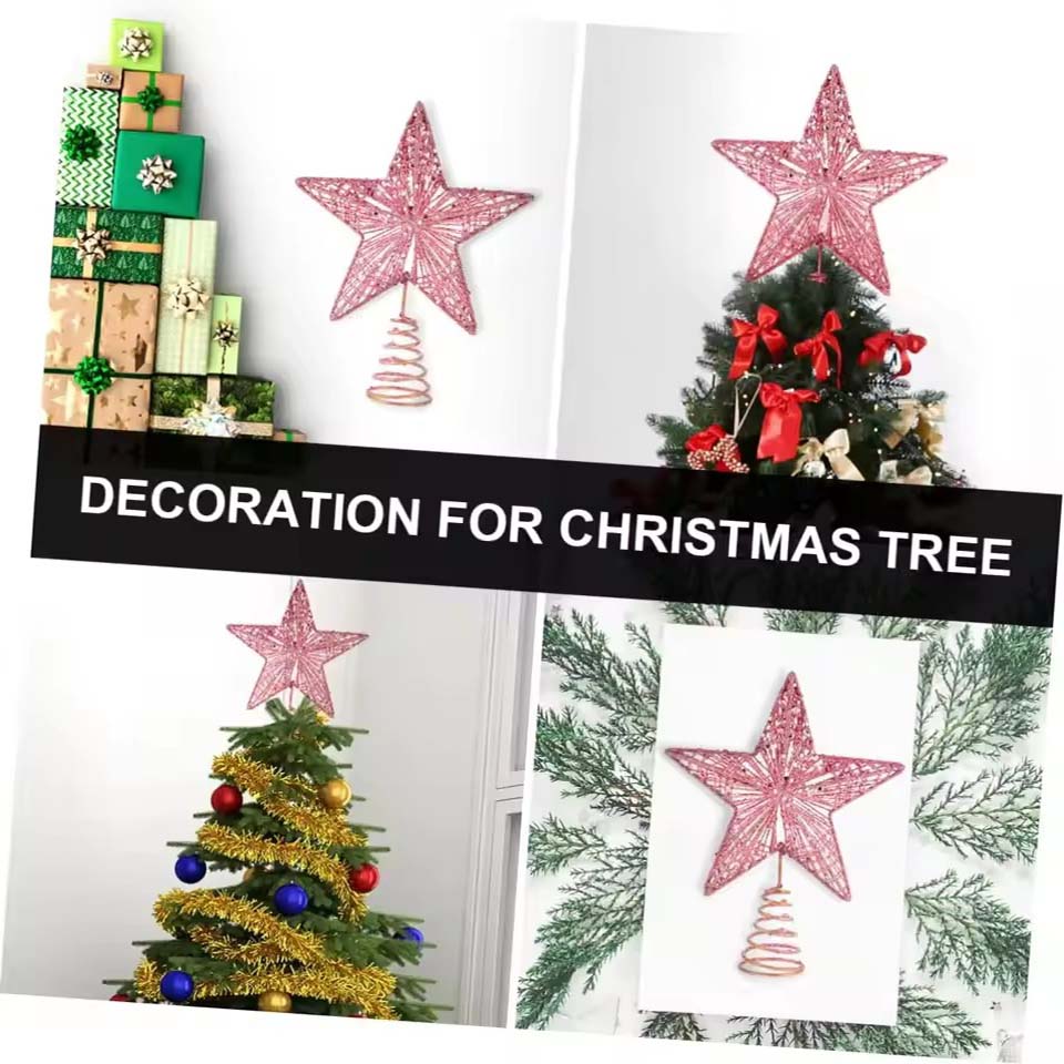 Star Tree Topper - Kerst Pentagon Topster Boomtopper Prachtige Ster