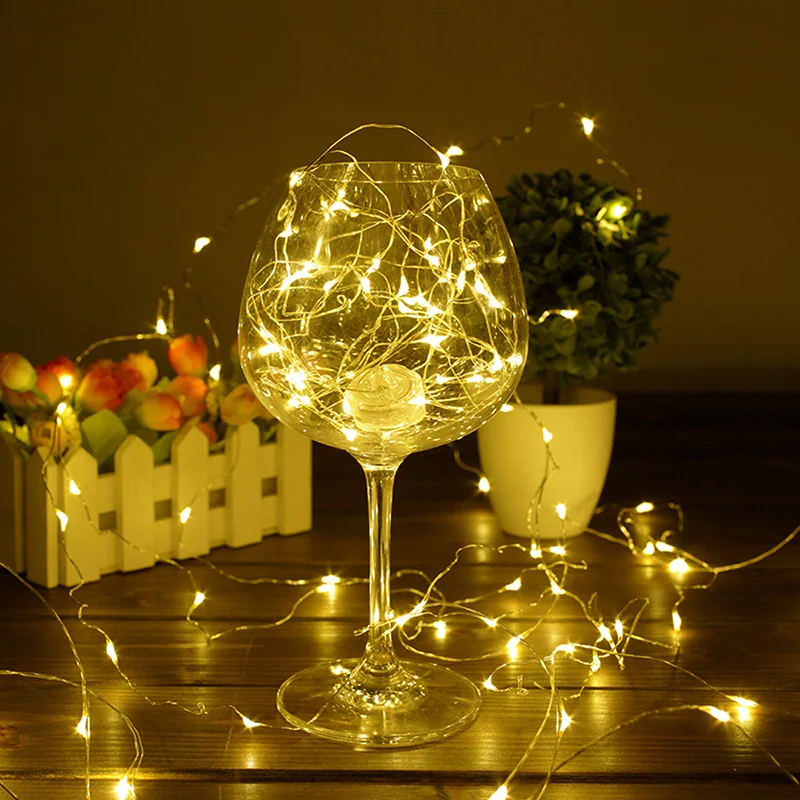Led Fairy String Lights - Kerstboom Bruiloft Feestdecoratie LED Koperdraad Feeënlichtjes