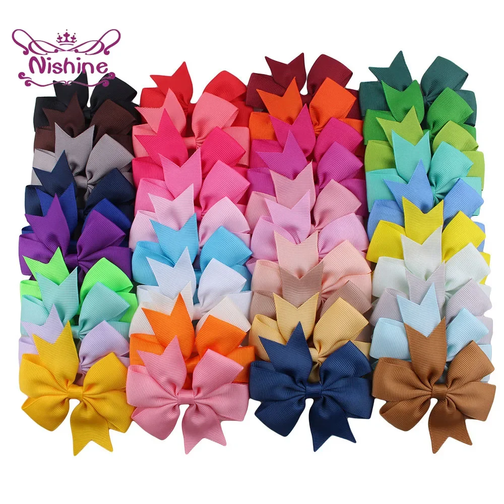 Ribbon Bow Gift - 20 Stks/partij Grosgrain Lint Strikken Met