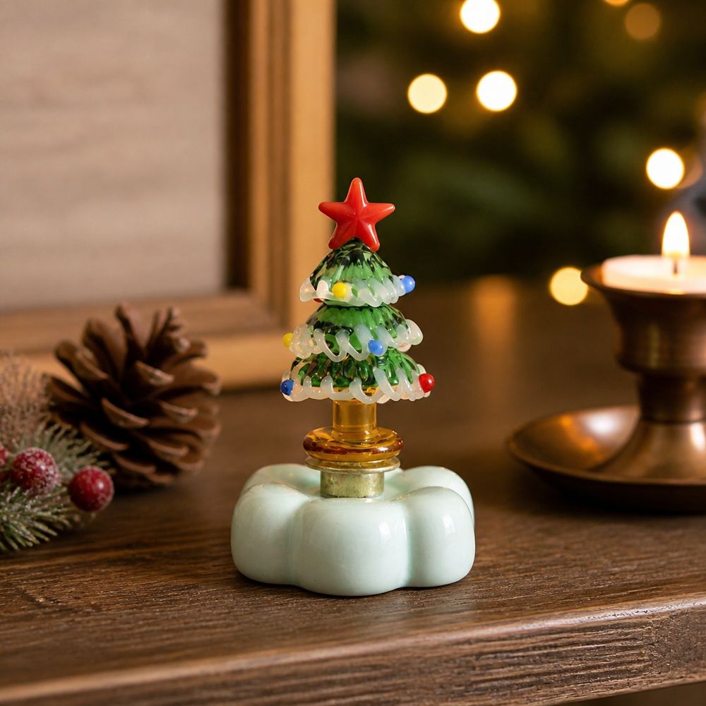 Massief glazen kerstboomfiguur - Star Tree Topper recensie en prijs