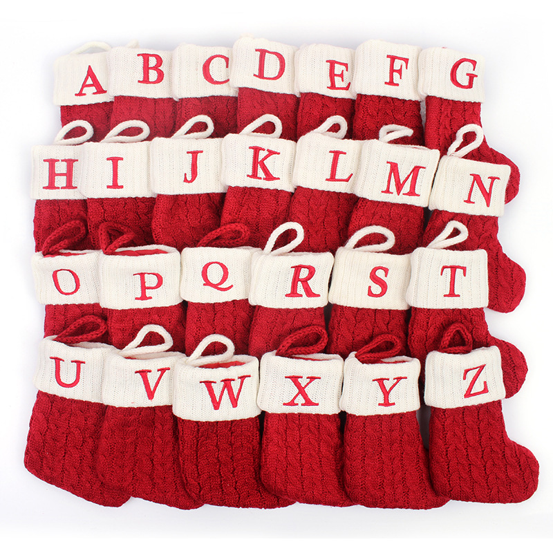 1p kerstsokken breien alfabet  - Christmas Stocking Hanging recensie en prijs