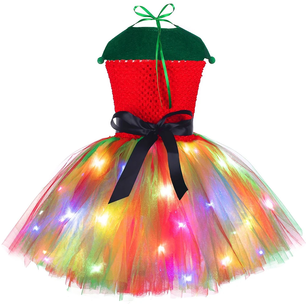 Kerst Tutu Jurk Rood Groen Tul - Elf Costume Christmas recensie en prijs