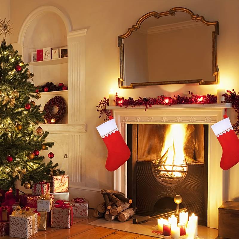 1/3/6 stuks kerstkousen, rood- - Christmas Stocking Hanging recensie en prijs