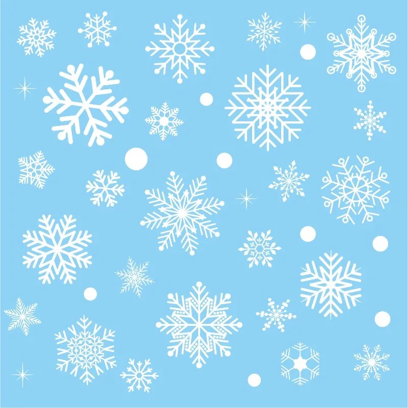 Kerst raamstickers sneeuwvlokk - Snowflake Window Decal recensie en prijs