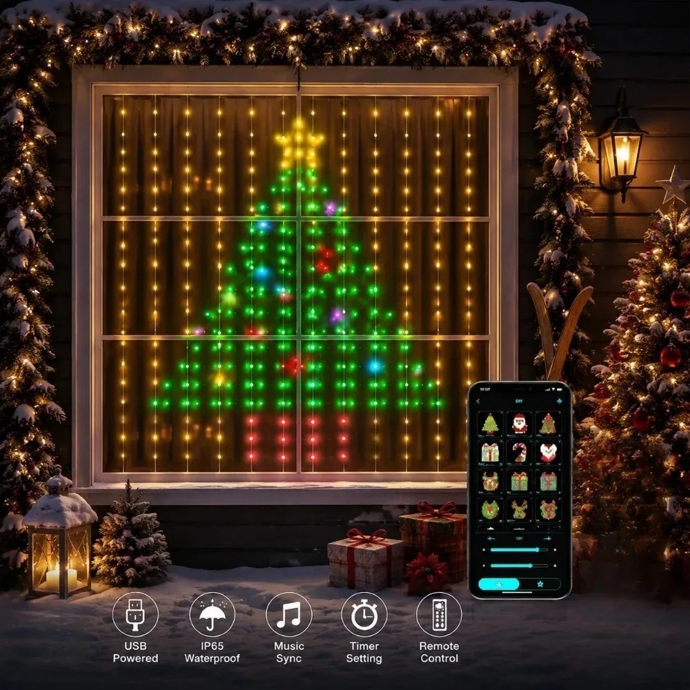 LED Pixel Gordijnverlichting B - Led Fairy String Lights recensie en prijs