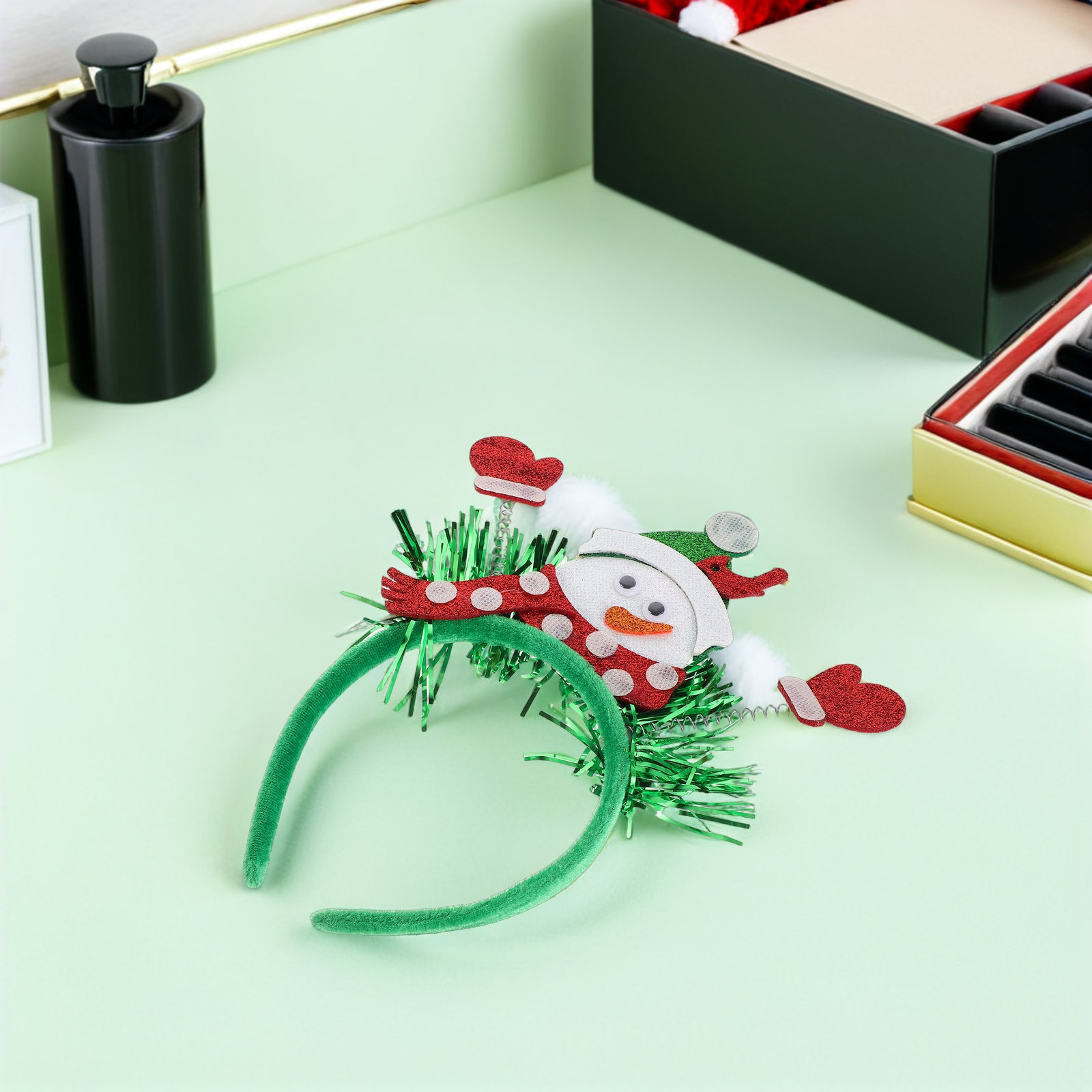 Kerst hoofdband met rood rendi - Reindeer Antlers Headband recensie en prijs