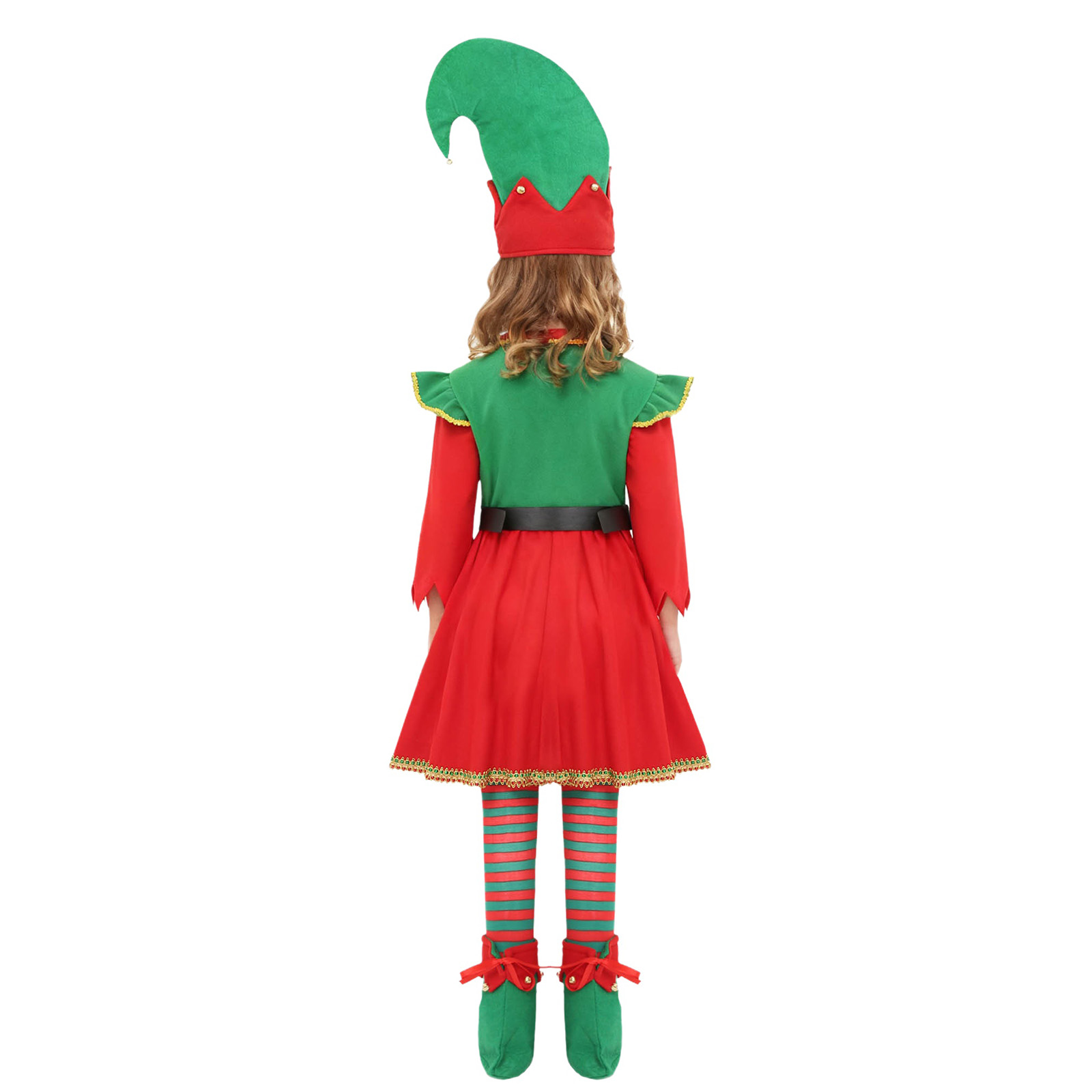 Elf Meisje Kerstkostuum Kerstm - Elf Costume Christmas recensie en prijs