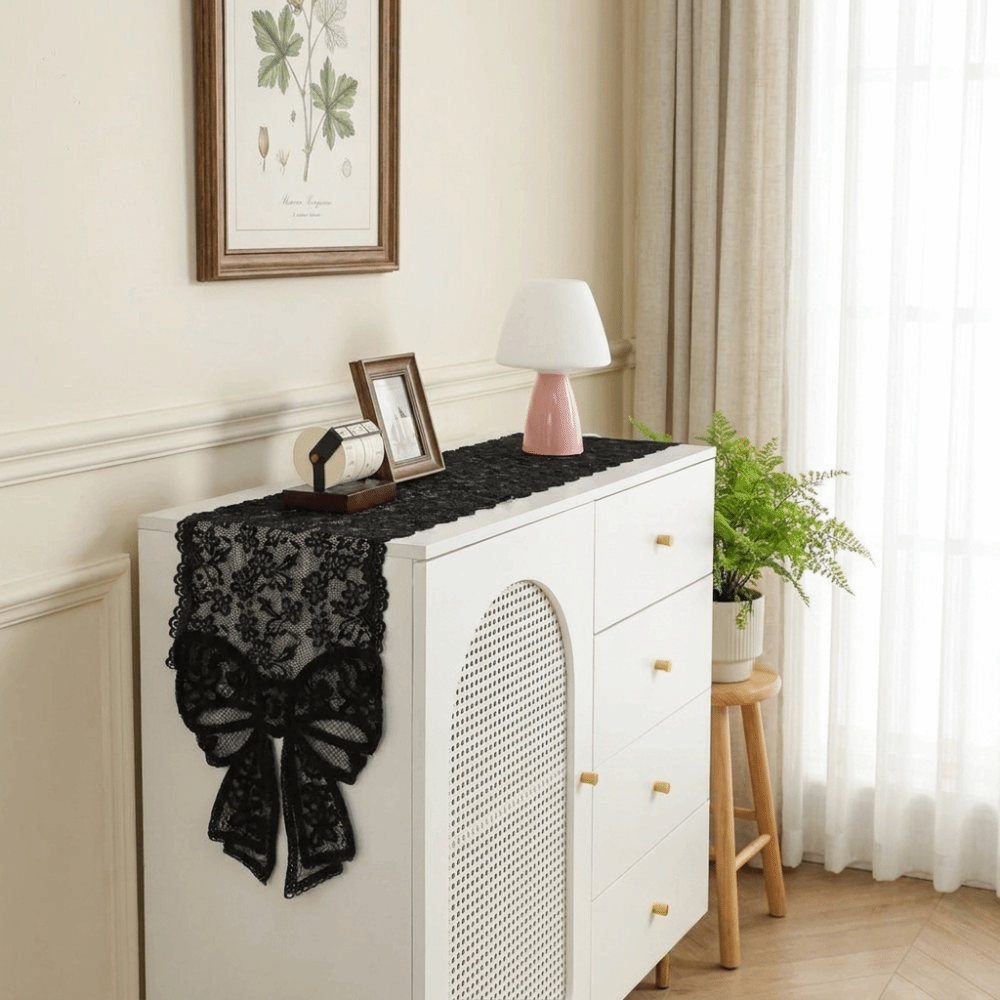 Franse elegante bloemenkant ta - Christmas Table Runner recensie en prijs