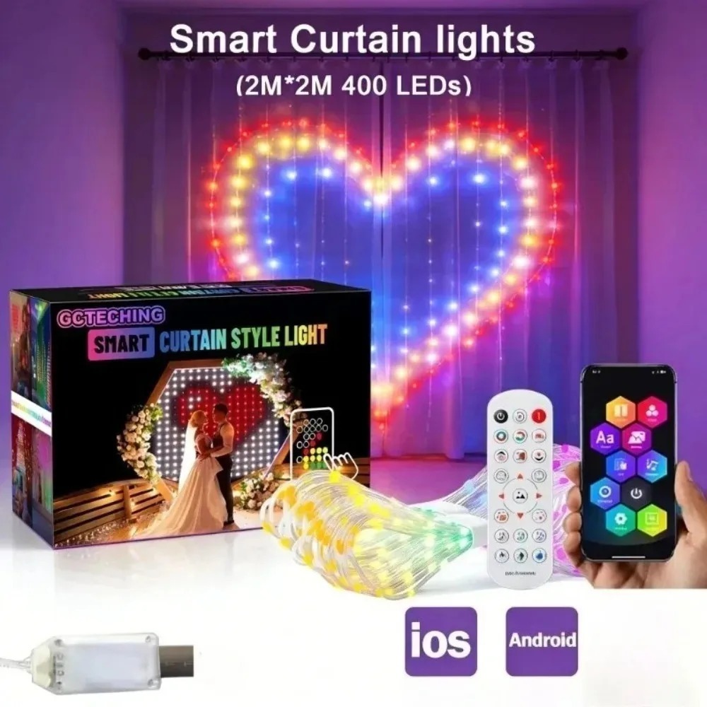 Slimme RGB LED-gordijnverlicht - Led Fairy String Lights recensie en prijs