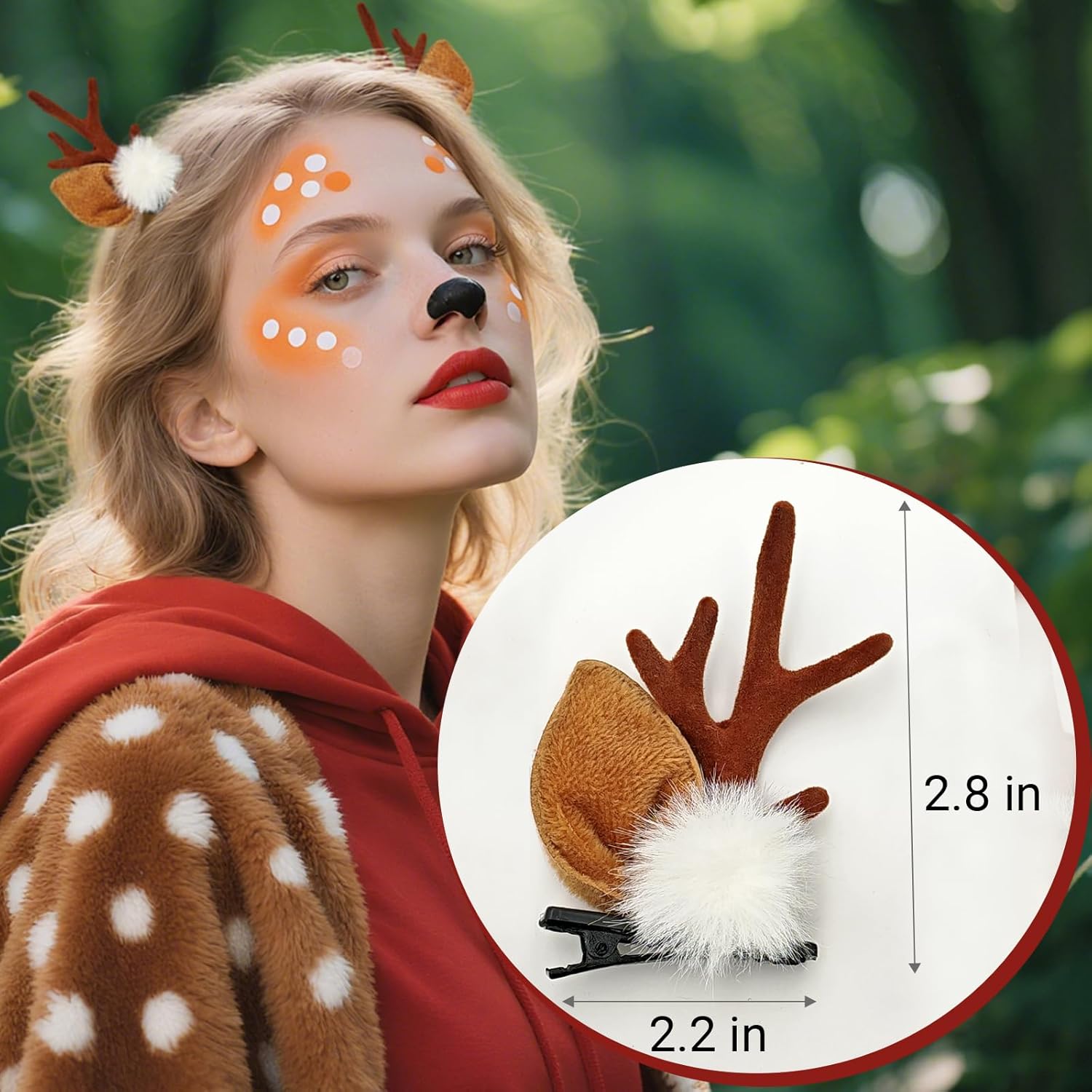 1/2Pairs Kleine Hertenoren Gew - Reindeer Antlers Headband recensie en prijs